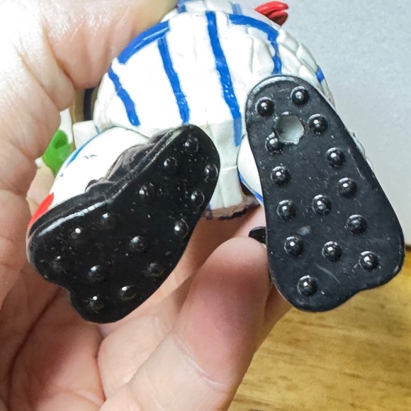 Vintage 1991 TMNT Raphael Grand Slammin Baseball Figure Playmates Mirage Toys - Picture 8 of 11